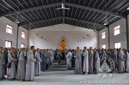 少林寺癸巳年传戒法会结界仪式如法举行