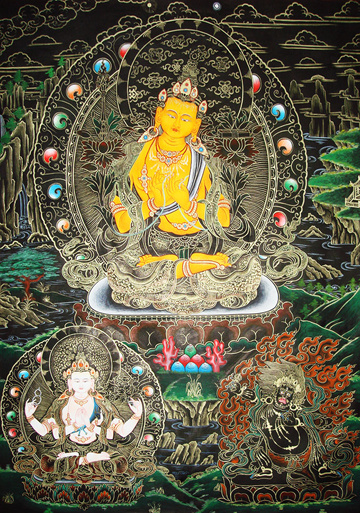 ²-Trinity: Manjushri,Avalokiteshvara a